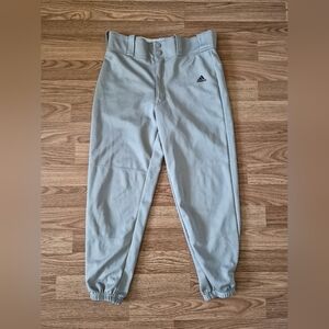 Adidas Boy's Grey Baseball Pants